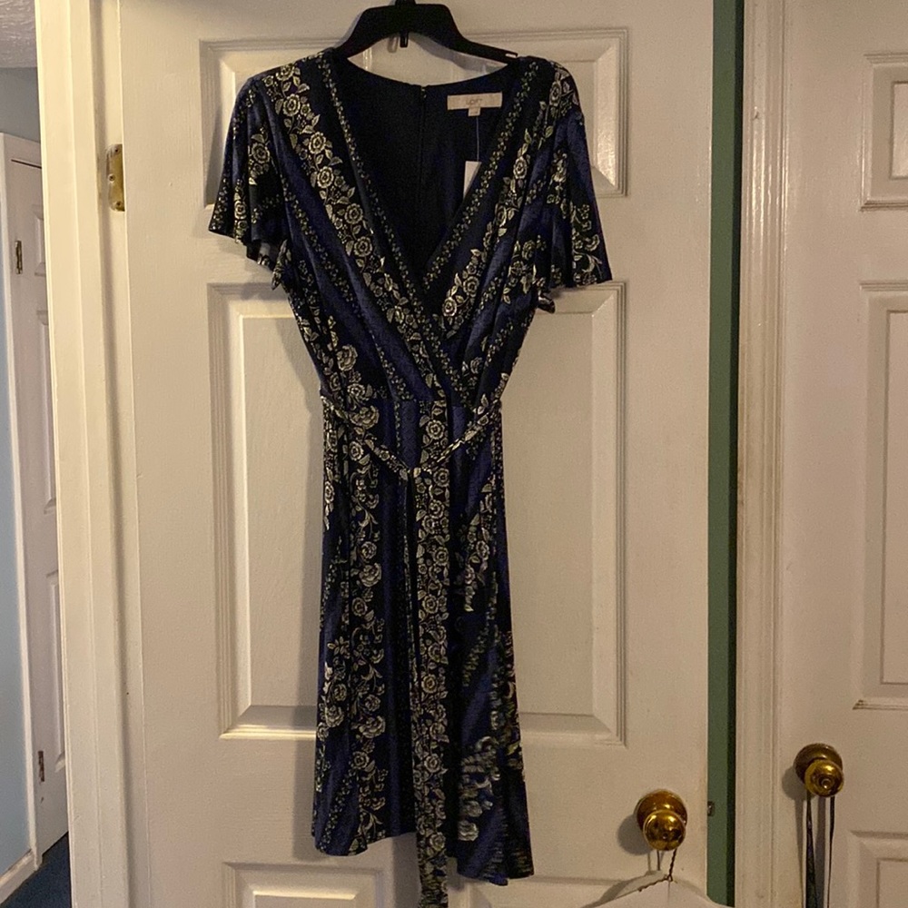 Loft Brand Faux Wrap Dress size 14